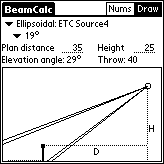 BeamCalc screen shot