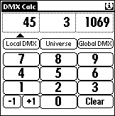 DMXCalc screen shot