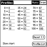 Profile screen shot