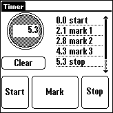 Timer screen shot